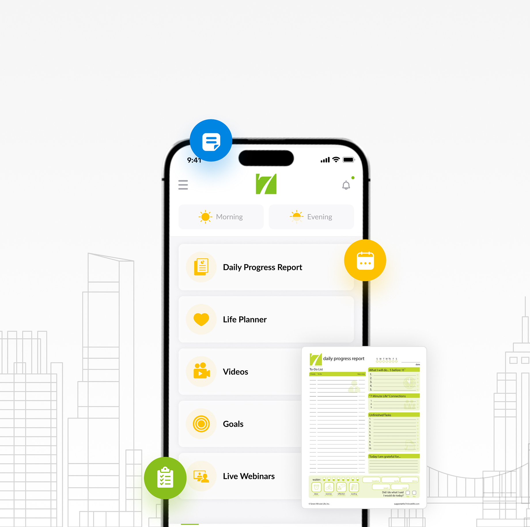 The 7 Minute Life Design Your Day, Define Your Life
